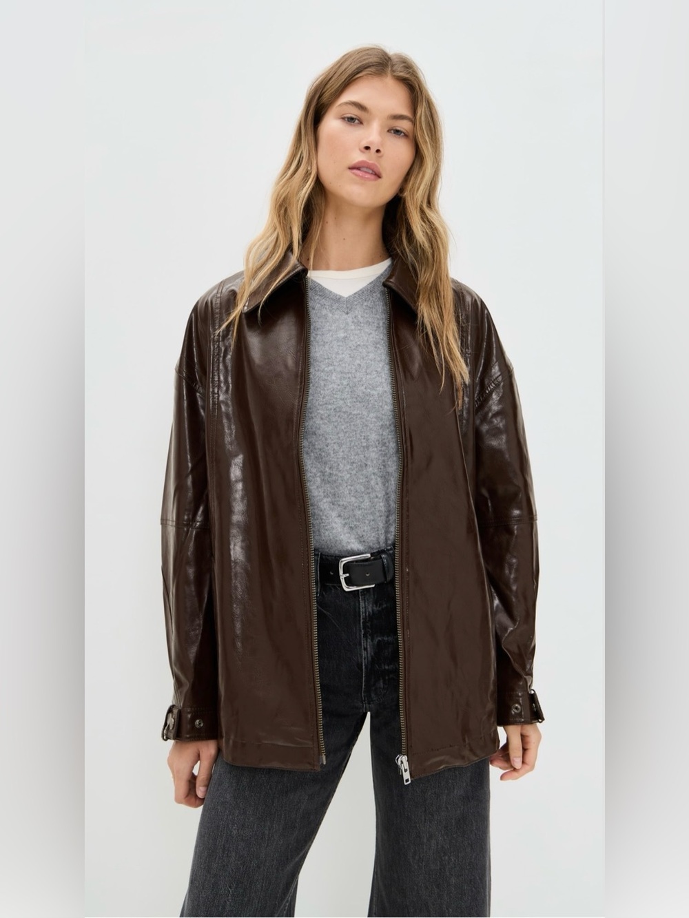 FREE PEOPLE, WE THE FREE Sloane Jacket in Chocolate Brown
